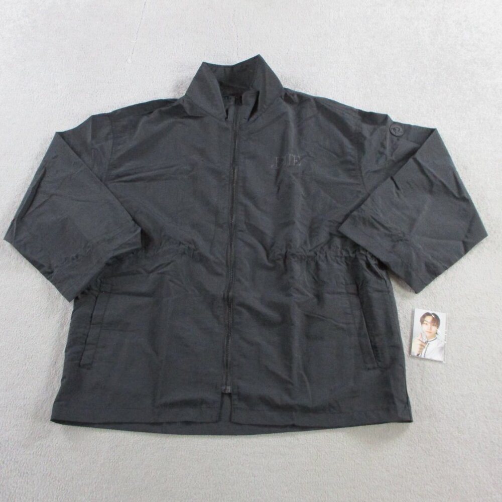 ENHYPEN World Tour Fate Windbreaker Adult F Black Jacket Pullover Lightweight
